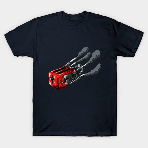 Motor Power Toaster T-Shirt by SuperCes